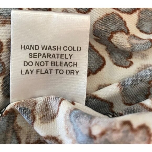 Slimky Brand Leopard Print Sleeveless Ruffle Tunic Dress Poly/Spandex 1X - Picture 5 of 9